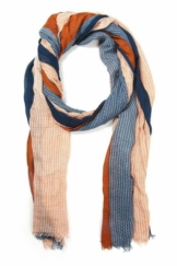 COLLEZIONE ALESSANDRO Modeschal »Fenja«, (1-St), im Streifendesign mit kleinen Punkten