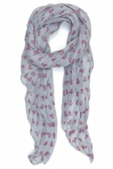 COLLEZIONE ALESSANDRO Modeschal »Herz«, (1-St), in blau-weiß-rot mit Herzen