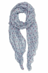 COLLEZIONE ALESSANDRO Modeschal »Marine«, (1-St), mit Anker Motiv weiß rot blau