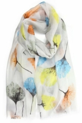 COLLEZIONE ALESSANDRO Modeschal »Panthea«, (1-St), mit bunten Pusteblumen