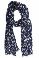 COLLEZIONE ALESSANDRO Modeschal »Vera«, (1-St), mit kleinen Fischen