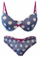 Family Trends Set: Push-up-BH »gepolsterter Bügel BH« mit String mit hervorragender Passform