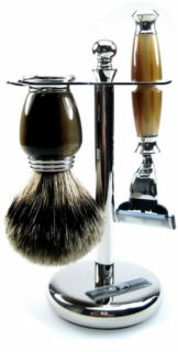 Golddachs Rasierset »Galalith Rasierset«, 3-tlg.