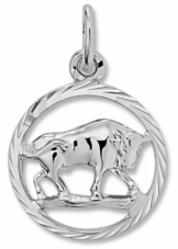 ONE ELEMENT Sternzeichenanhänger »Sternzeichen Anhänger Stier aus 925 Silber«, Stier
