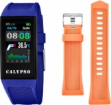 CALYPSO WATCHES K8501/2 Smartwatch Set, 2-tlg., mit orangem Wechselband
