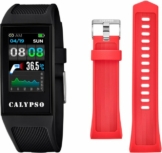 CALYPSO WATCHES K8501/4 Smartwatch Set, 2-tlg., mit rotem Wechselband