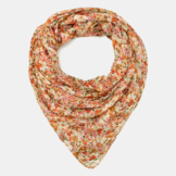 Leichtes Halstuch mit Millefleurs-Print