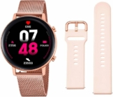 Lotus 50042/1 Smartwatch Set, 2-tlg., mit Wechselarmband aus rosanem Silikon