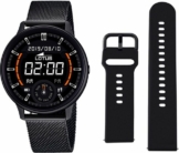 Lotus Smartime, 50016/1 Smartwatch (RTOS) Set, 2-tlg., Mit schwarzem Silikon-Wechselarmband