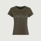 T-Shirt aus Bio-Baumwolle mit Schriftzug