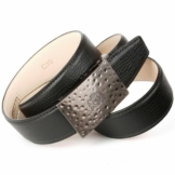 Anthoni Crown Ledergürtel mit Automatik-Schließe, bombiert