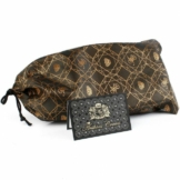 Anthoni Crown Ledergürtel mit handgefertigter Glasur-Schließe, Bicolor-Optik