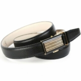 Anthoni Crown Ledergürtel Schließe in Bicolor-Optik