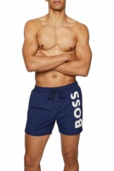 BOSS Badeshorts »Octopus« 1 St., Badehose halblang Quick Dry