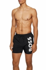 BOSS Badeshorts »Octopus« 1 St., Badehose halblang Quick Dry