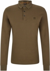 BOSS Langarm-Poloshirt »Passerby« (1-tlg) mit halber Knopfleiste