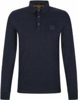 BOSS Langarm-Poloshirt »Passerby« (1-tlg) mit halber Knopfleiste