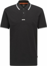 BOSS Poloshirt »PChup« mit Logo-Schriftzug vorne