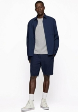 BOSS Print-Shirt »TChup« aus Stretch-Baumwolle mit Logo-Print