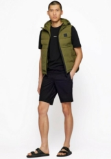 BOSS Print-Shirt »TChup« aus Stretch-Baumwolle mit Logo-Print