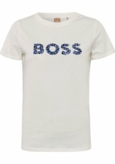 BOSS T-Shirt »C_Elogo_Filled« aus 60% zertifizierter Bio-Baumwolle