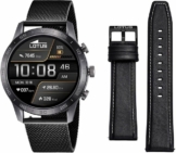 Lotus 50048/1 Smartwatch Set, 2-tlg., mit Wechselarmband aus echtem Leder