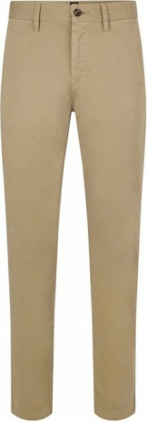 BOSS Chinohose »Taber« aus gefärbtem elastischem Baumwoll-Satin