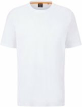 BOSS Kurzarmshirt »Tales« aus Baumwoll-Jersey mit Logo-Aufnäher
