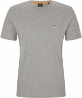 BOSS Kurzarmshirt »Tales« aus Baumwoll-Jersey mit Logo-Aufnäher