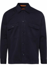 BOSS Langarmhemd »Hemd Lovvo« (1-tlg) mit seitlich geschlitztem Saum