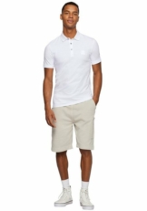 BOSS Poloshirt »Passenger« aus Stretch-Baumwolle mit Logo-Aufnäher