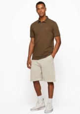 BOSS Poloshirt »Passenger« aus Stretch-Baumwolle mit Logo-Aufnäher