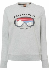 BOSS Sweatshirt »C_Elaboss_Motive« (1-tlg) mit Statement-Spruch auf der Brust