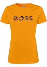 BOSS T-Shirt »C_Elogo_Filled« aus 60% zertifizierter Bio-Baumwolle