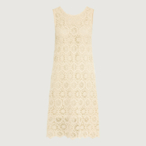 Häkel-Minikleid in Baumwoll-Qualität