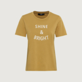 T-Shirt aus Bio-Baumwolle mit 3D-Stickerei