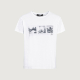 T-Shirt aus Bio-Baumwolle mit Fotoprints