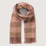 Winterschal mit Karodessin