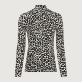 Longsleeve mit Leopardenprint