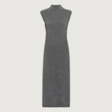 Ärmelloses Strickkleid im Wolle-Viskose-Kaschmir-Mix