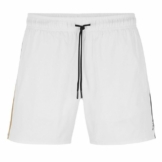 BOSS Badeshorts Iconic mit Zierstreifen in typischen Boss-Farben