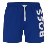 BOSS Badeshorts Octopus mit großem Markenschriftzug auf dem linken Bein