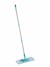 Leifheit Bodenwischer Profi XL mit 3-teiligem Stiel in nachhaltiger Verpackung, speziell für Parkett und Holzböden