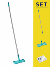 Leifheit Set Bodenwischer Clean & Away, für die Trockenreinigung