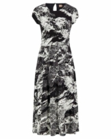 BOSS Druckkleid Damen Kleid ELETAS (1-tlg)
