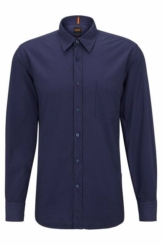 BOSS Langarmhemd Herren Hemd RELEGANT_6 Regular Fit (1-tlg)