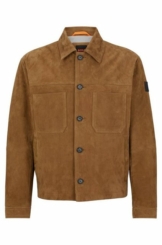 BOSS Lederjacke Herren Lederjacke JAKED