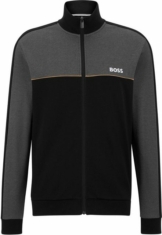 BOSS Sweatjacke mit Logo-Stickerei
