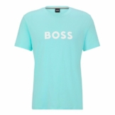 BOSS T-Shirt T-Shirt RN mit großem Markenprint auf der Brust