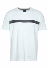 BOSS T-Shirt Urban T-Shirt RN 10188392 22 mit BOSS Black Kontrastband auf der Brust